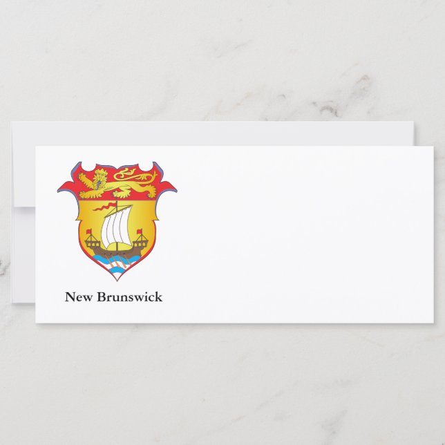 Escudo de armas de Nueva Brunswick (Anverso)