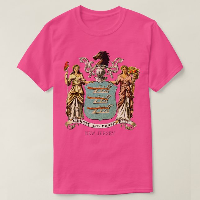 Escudo de armas de Nueva Jersey de 1876 (Diseño del anverso)