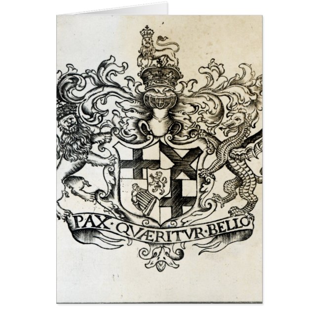 Escudo de armas de Oliver Cromwell (Frente)