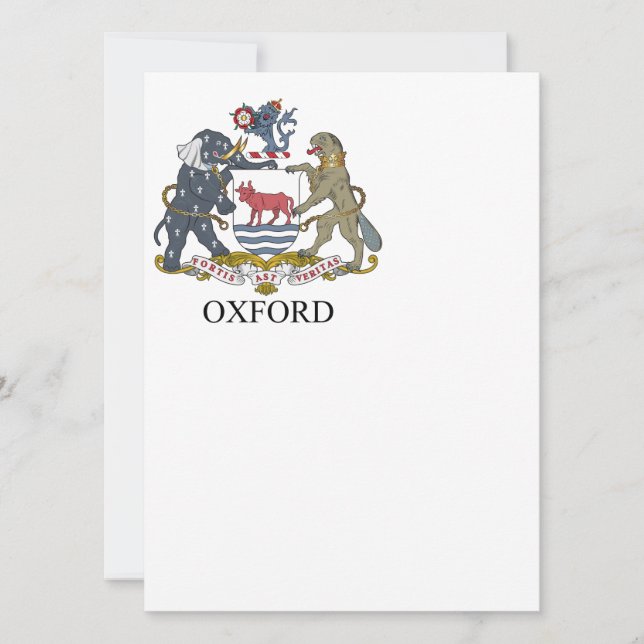 Escudo de armas de Oxford (Anverso)
