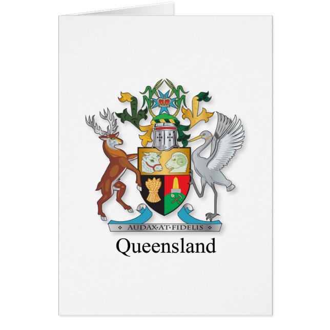 Escudo de armas de Queensland (Frente)