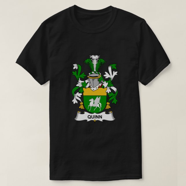 Escudo de armas de Quinn - Camisa de reposo famili (Diseño del anverso)