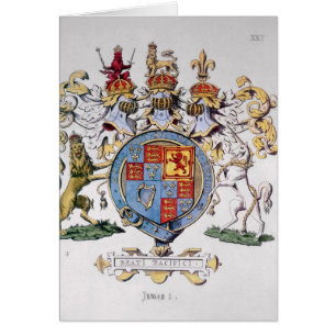 Escudo de armas de rey James I de Inglaterra