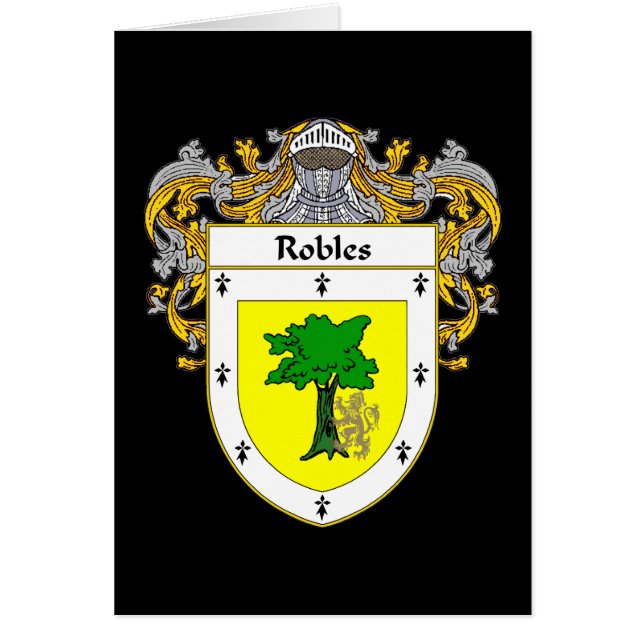 Escudo de armas de Robles (cubierto) (Frente)