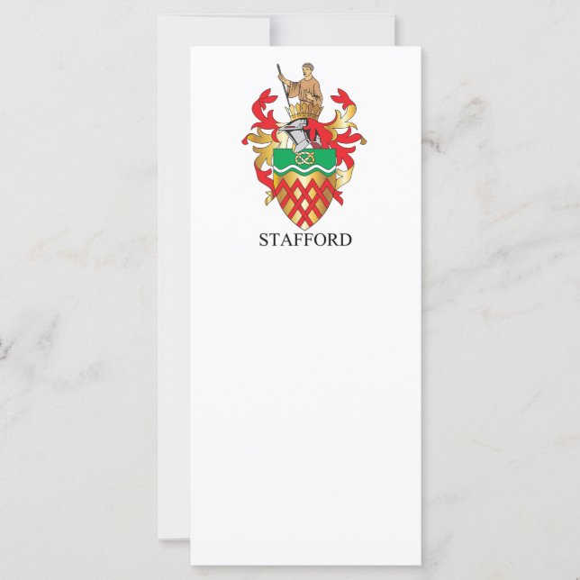 Escudo de armas de Stafford (Anverso)