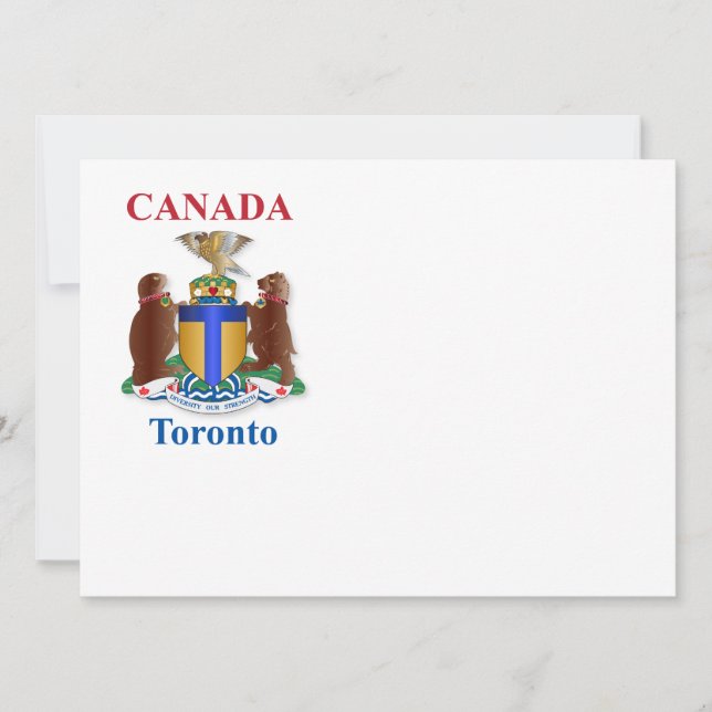 Escudo de armas de Toronto (Anverso)