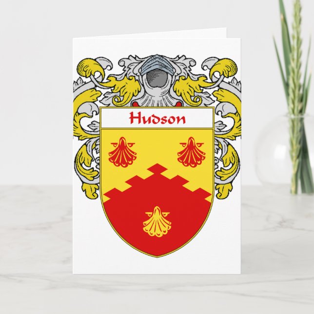 Escudo de armas del Hudson/escudo de la familia (Anverso)