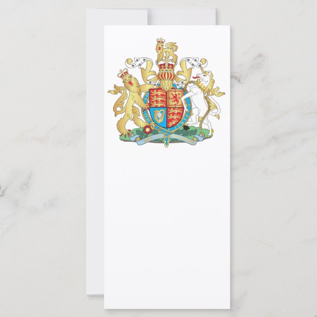 Escudo de armas del Reino Unido (Anverso)