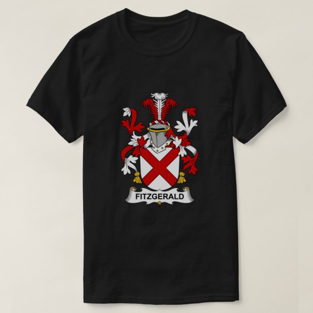 Escudo de armas Fitzgerald - Camisa de reposo fami (Diseño del anverso)