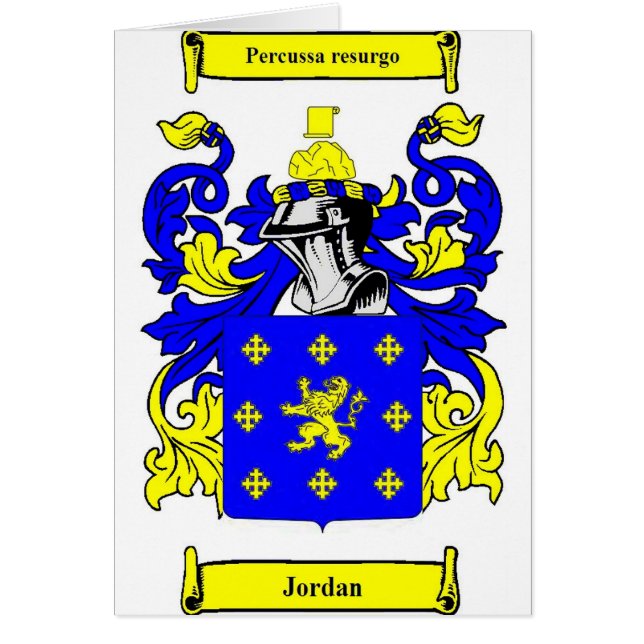 Escudo de armas (inglés) de Jordania (Frente)