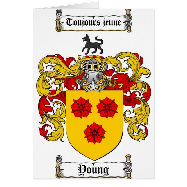 Escudo de armas joven/escudo joven de la familia (Frente)