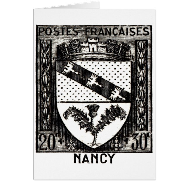 Escudo de armas, Nancy Francia (Frente)