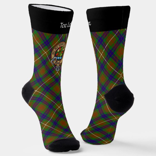 Escudo de Clan Fraser sobre cazar calcetines de Ta (Angular)