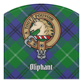 Escudo de Clan Oliphant sobre el Rótulo de la Puer