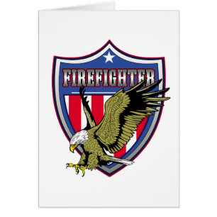 Escudo de Eagle del bombero