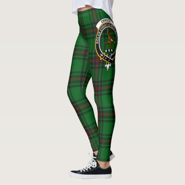 Escudo de Escocia Clan Orrock Tartan Women Legging (Izquierda)