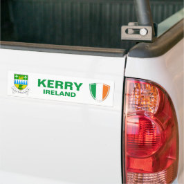 Escudo de Irlanda de Kerry y pegatina de parachoqu
