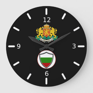 Escudo de la bandera de Bulgaria, reloj grande