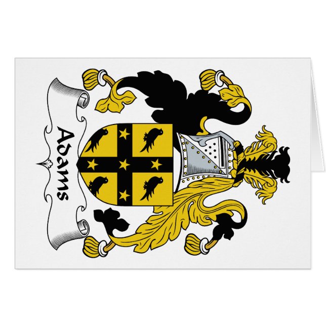Escudo de la familia de Adams (Anverso (Horizontal))