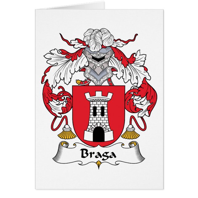 Escudo de la familia de Braga (Frente)