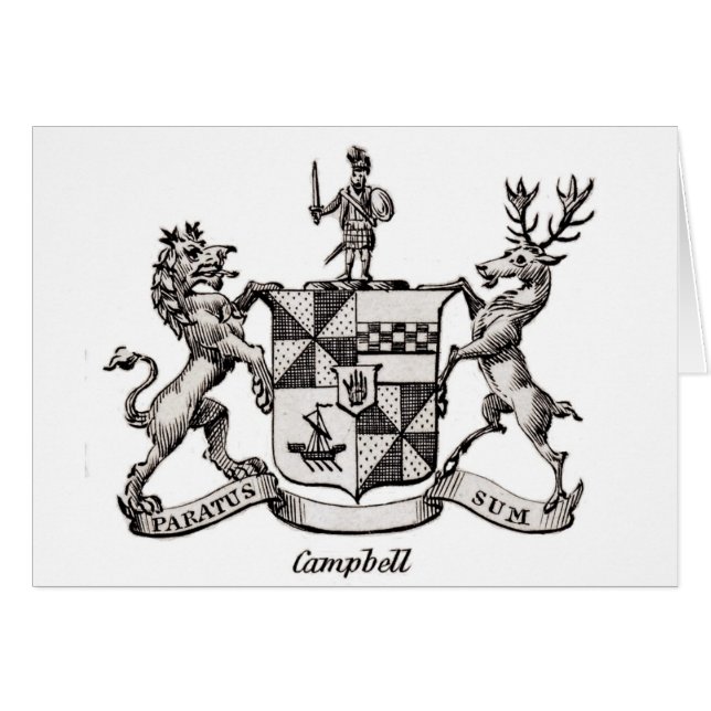 ESCUDO DE LA FAMILIA DE CAMPBELL (Anverso (Horizontal))