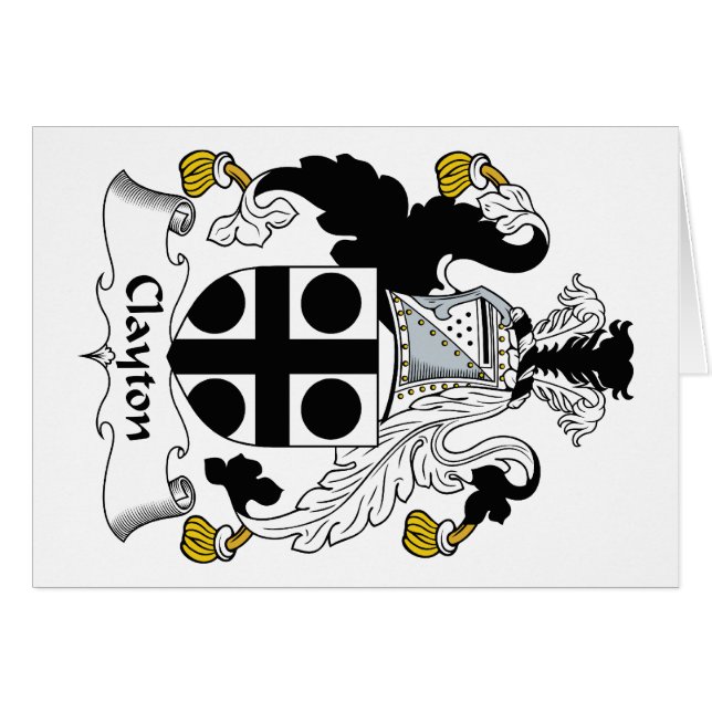 Escudo de la familia de Clayton (Anverso (Horizontal))