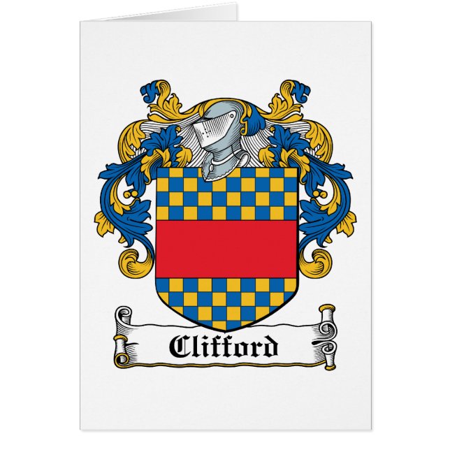 Escudo de la familia de Clifford (Frente)