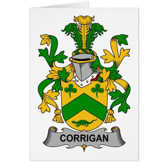 Escudo de la familia de Corrigan (Frente)