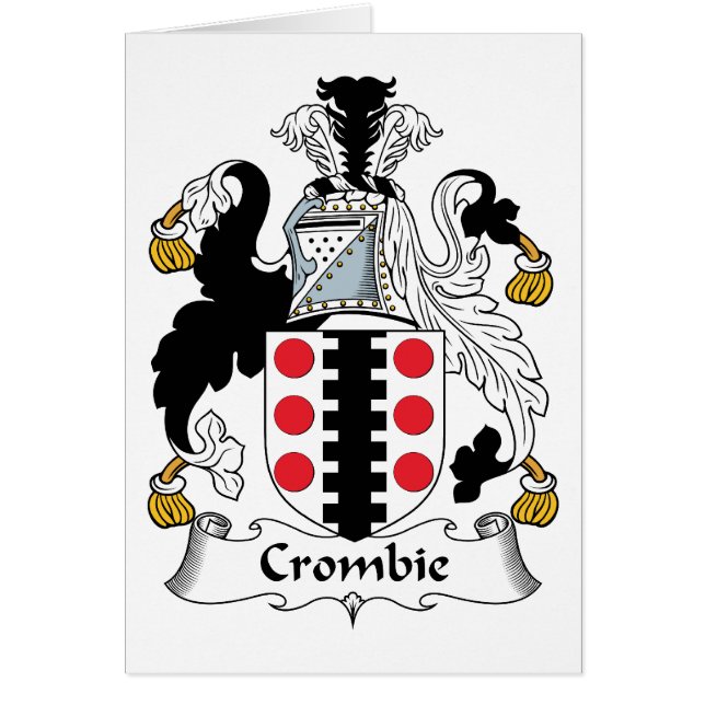 Escudo de la familia de Crombie (Frente)