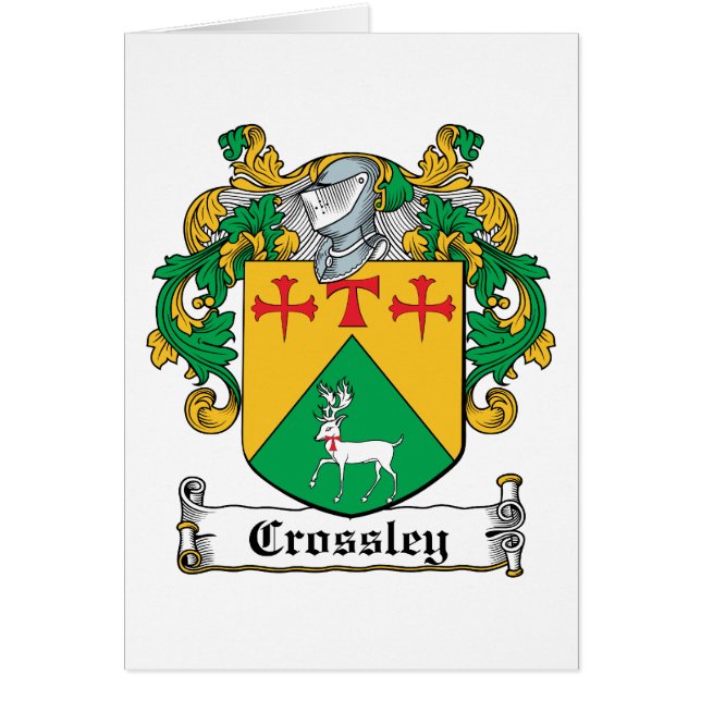 Escudo de la familia de Crossley (Frente)