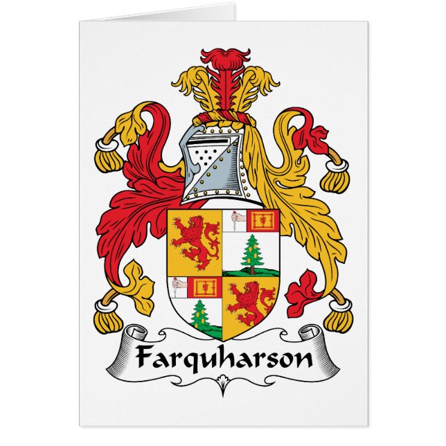 Escudo de la familia de Farquharson (Frente)