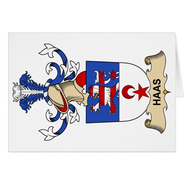 Escudo de la familia de Haas (Anverso (Horizontal))
