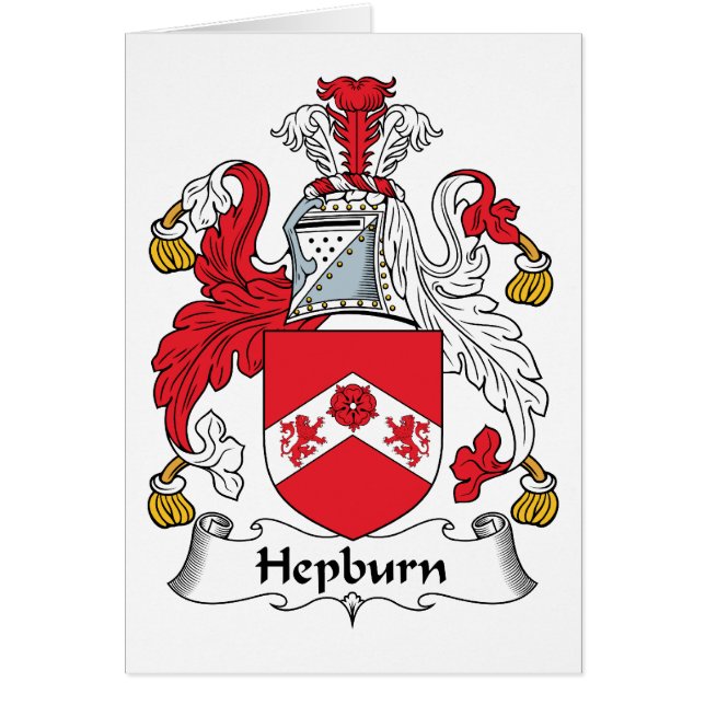 Escudo de la familia de Hepburn (Frente)