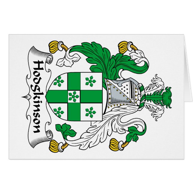 Escudo de la familia de Hodgkinson (Anverso (Horizontal))