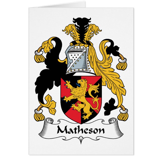 Escudo de la familia de Matheson (Frente)