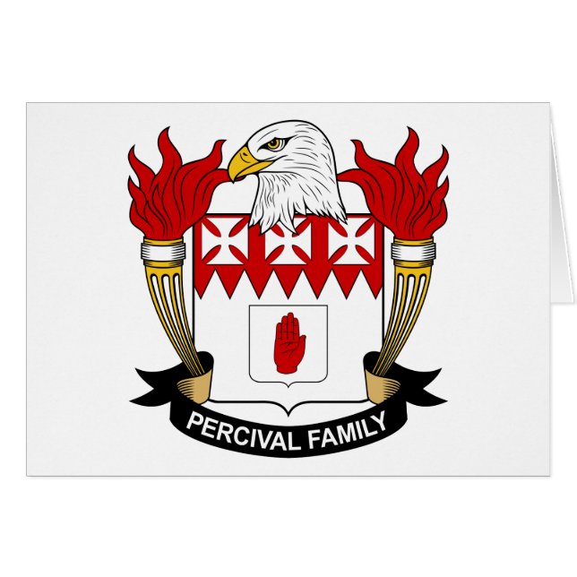 Escudo de la familia de Percival (Anverso (Horizontal))