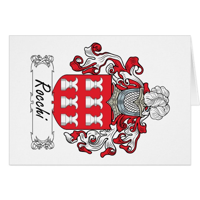 Escudo de la familia de Rocchi (Anverso (Horizontal))