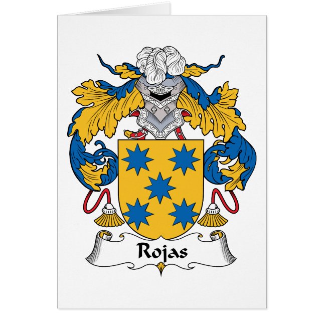 Escudo de la familia de Rojas (Frente)