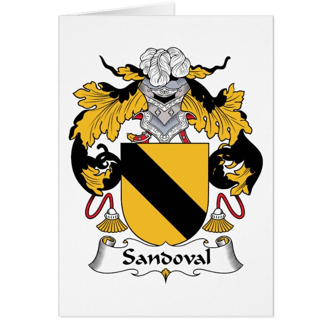 Escudo de la familia de Sandoval (Frente)