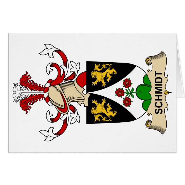 Escudo de la familia de Schmidt (Anverso (Horizontal))