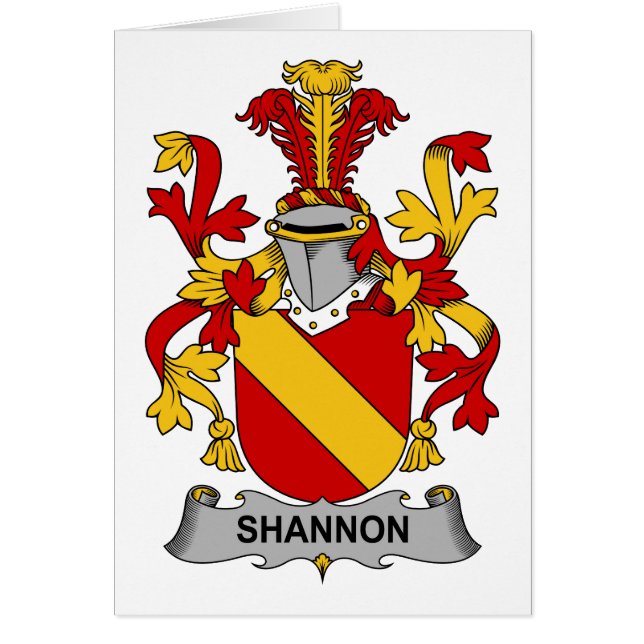 Escudo de la familia de Shannon (Frente)