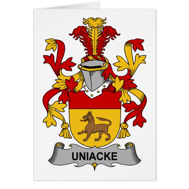 Escudo de la familia de Uniacke (Frente)