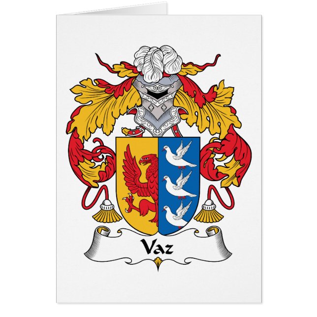 Escudo de la familia de Vaz (Frente)