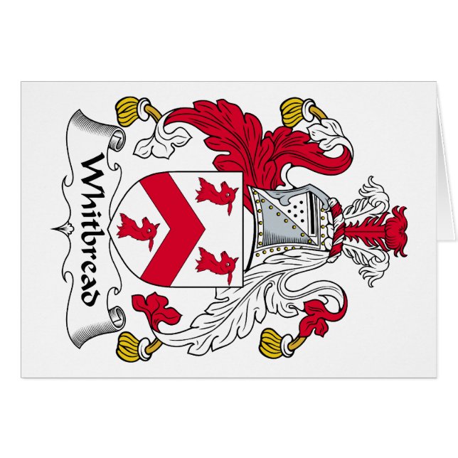 Escudo de la familia de Whitbread (Anverso (Horizontal))