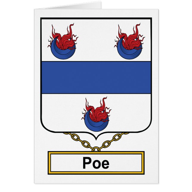 Escudo de la familia del Poe (Frente)