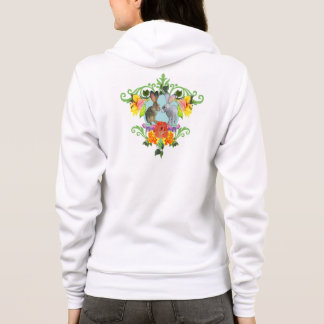 Escudo de la sudadera con capucha de la cremallera