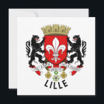 Escudo de Lille (Francia)<br><div class="desc">Escudo de armas de Lille - con el nombre de la ciudad agregado abajo. Apodado en Francia la "Capital de Flandes", Lille y sus alrededores pertenecen a la región histórica de Romance Flanders, un antiguo territorio del condado de Flandes que no forma parte del área lingüística de Flandes Oeste. Lille...</div>
