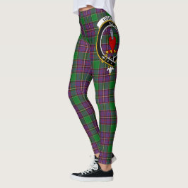 Escudo de Logan Clan Tartán Mujeres Leggings
