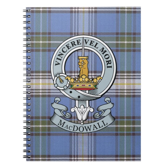Escudo de MacDowall + Cuaderno del tartán (Frente)
