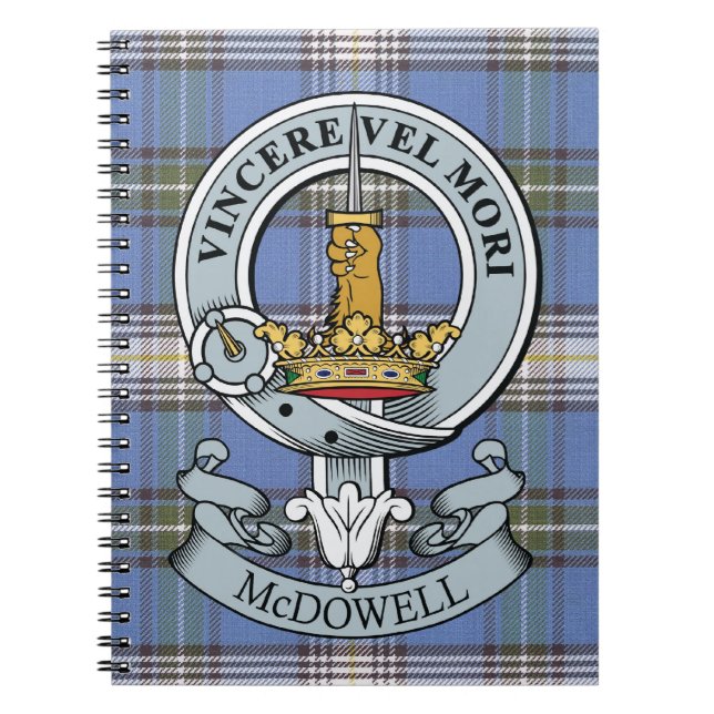 Escudo de McDowell + Cuaderno del tartán (Frente)